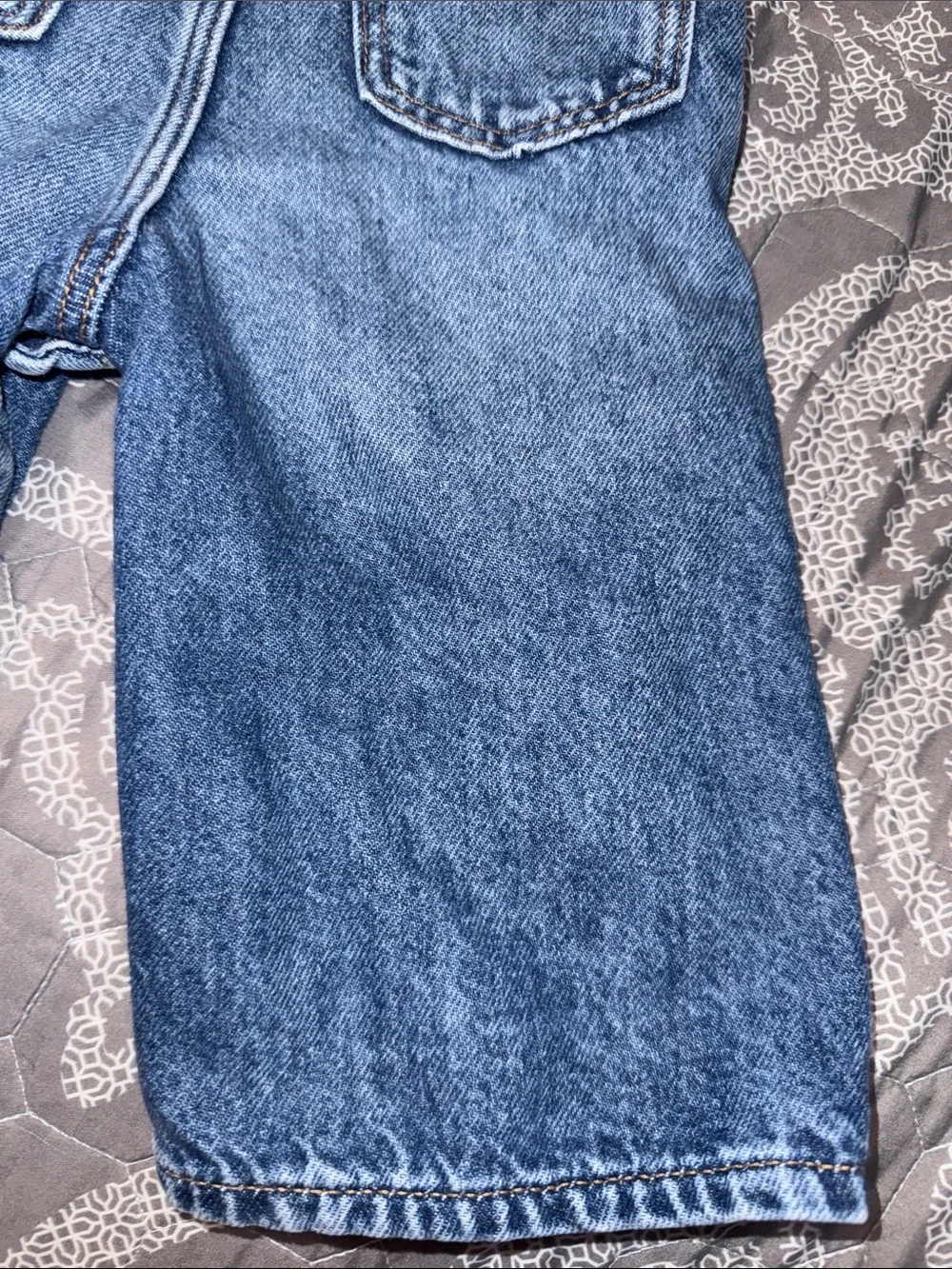 GAP Kids Denim Overalls in Medium Blue
